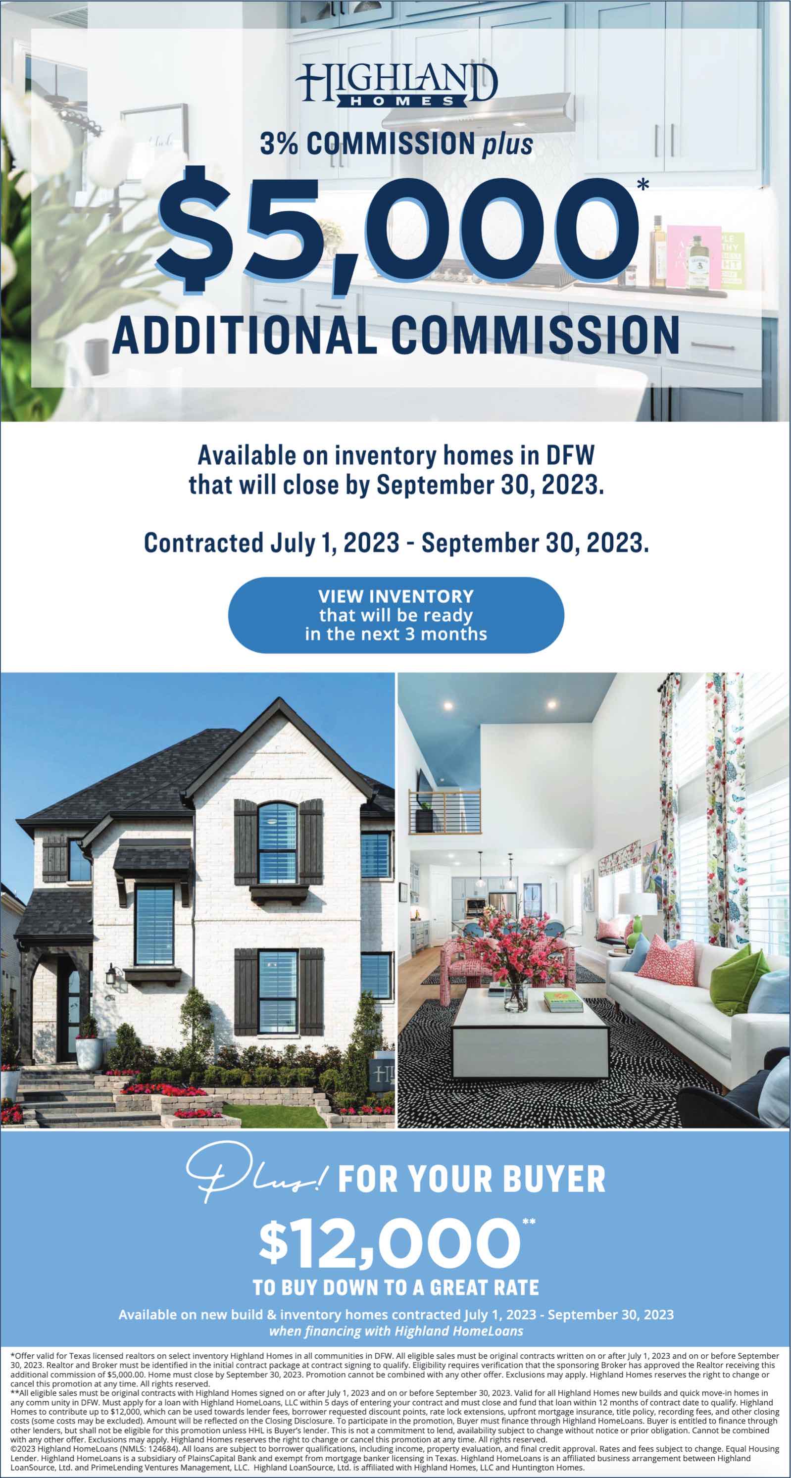 Builder Guides DFW Highland Homes