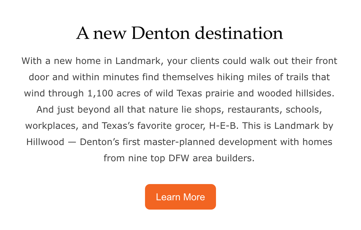 A new Denton destination