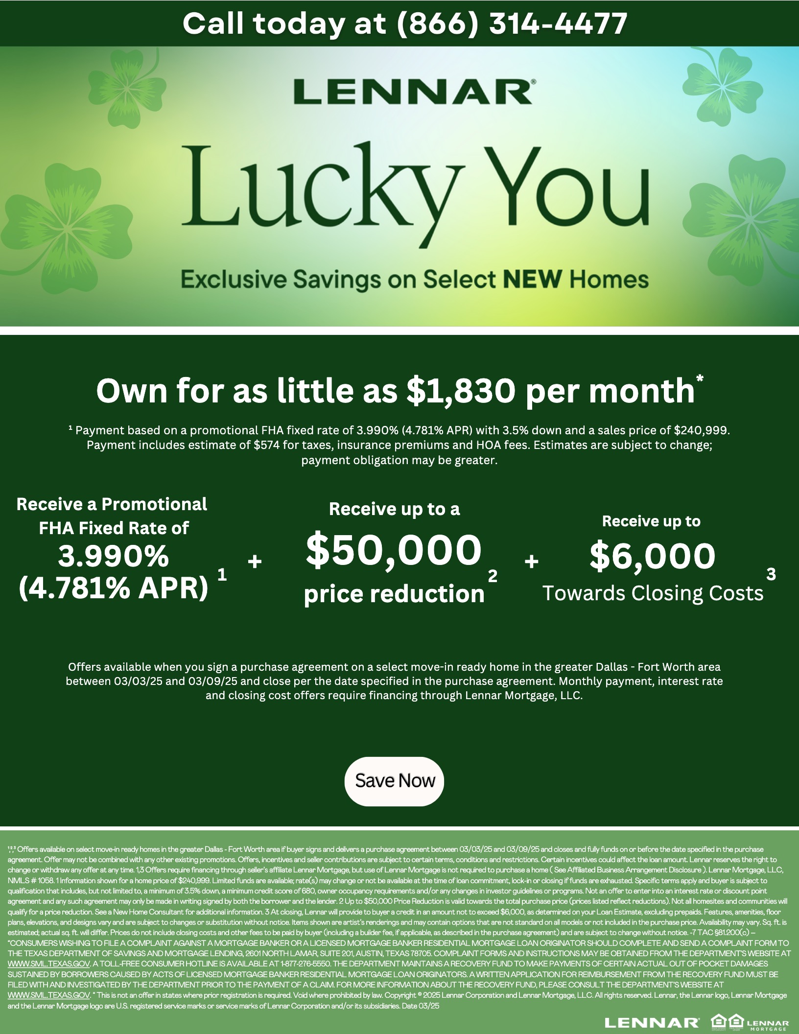 Builder Guides DFW - Lennar