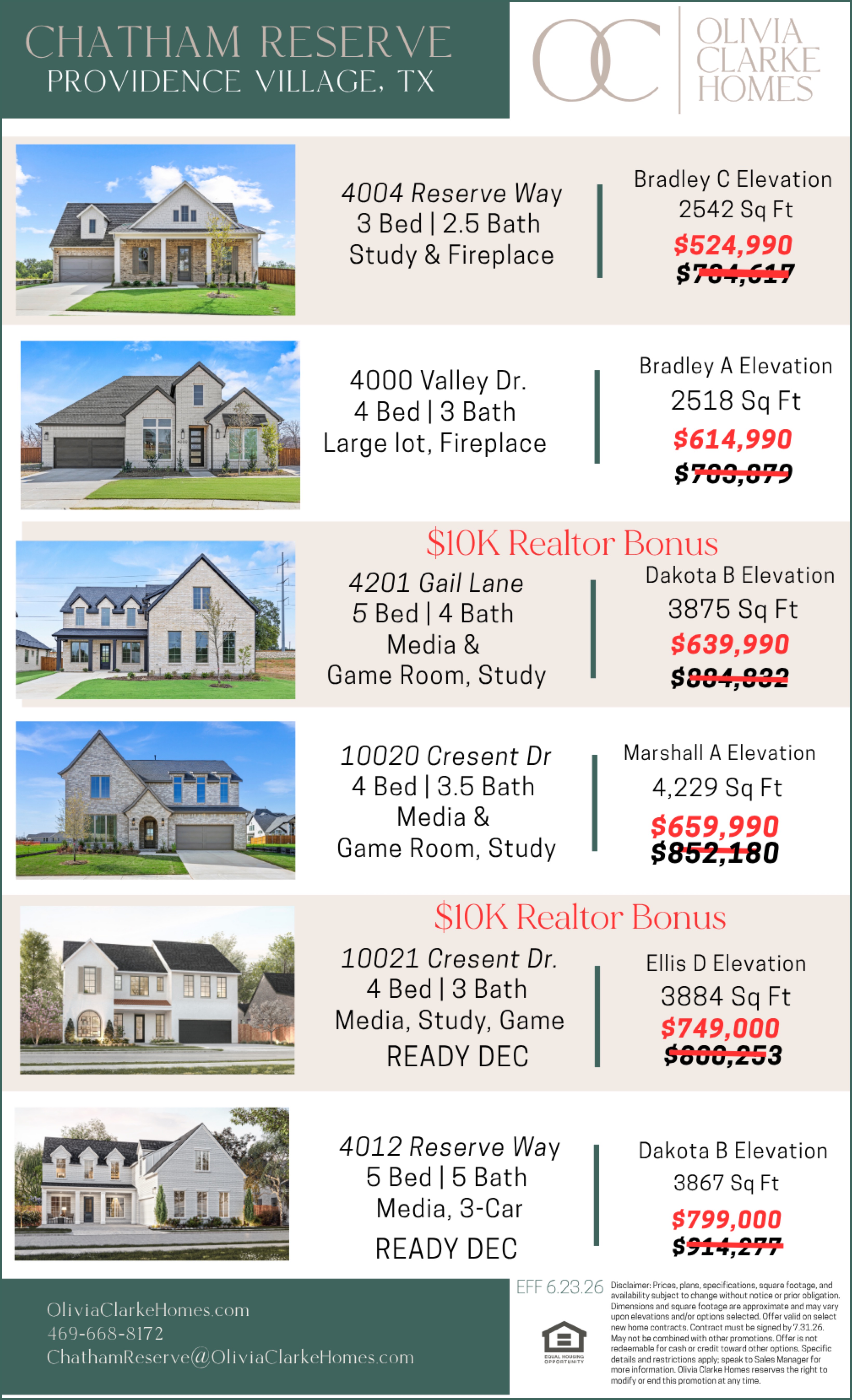 Olivia Clarke Homes