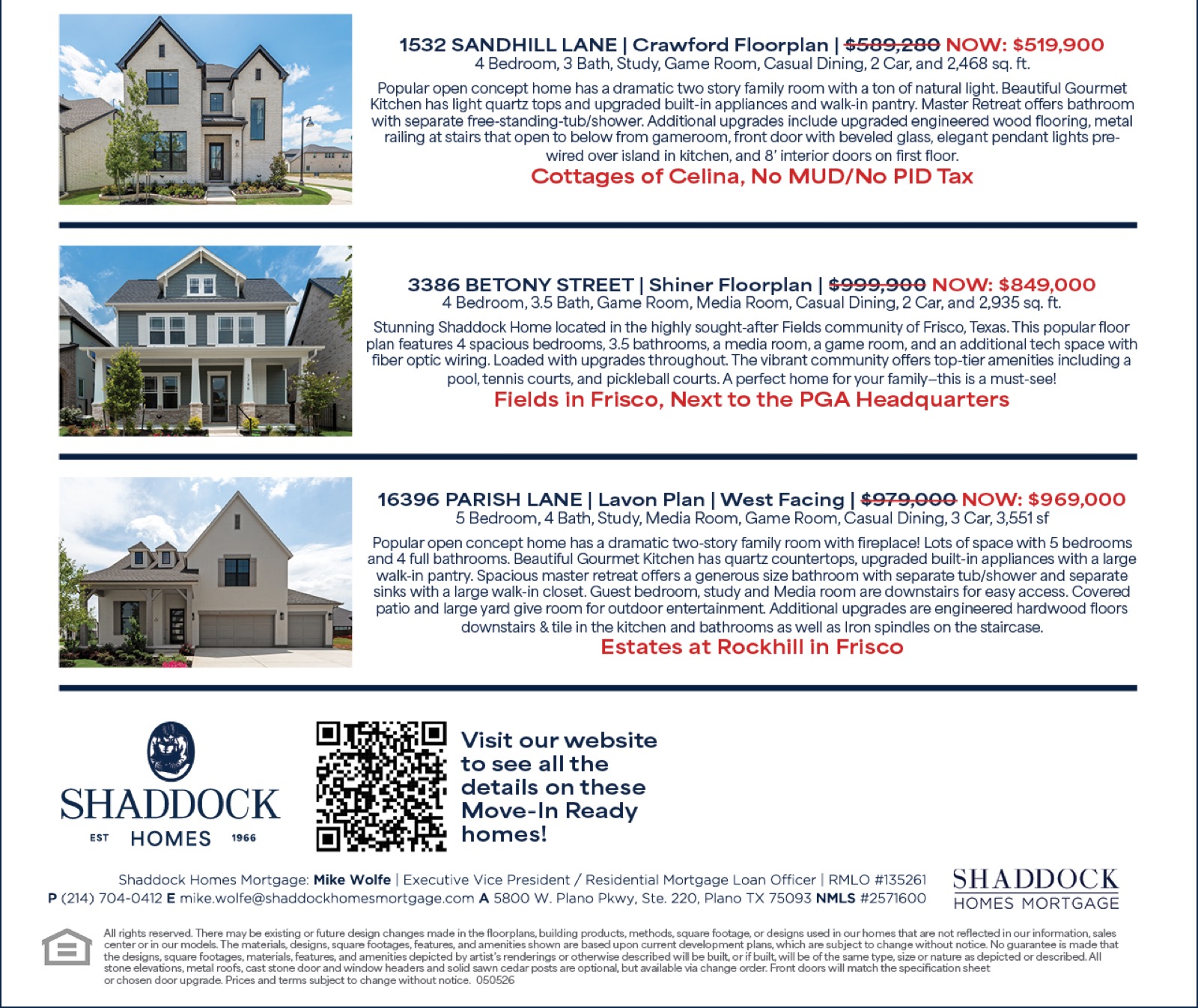 Shaddock Homes