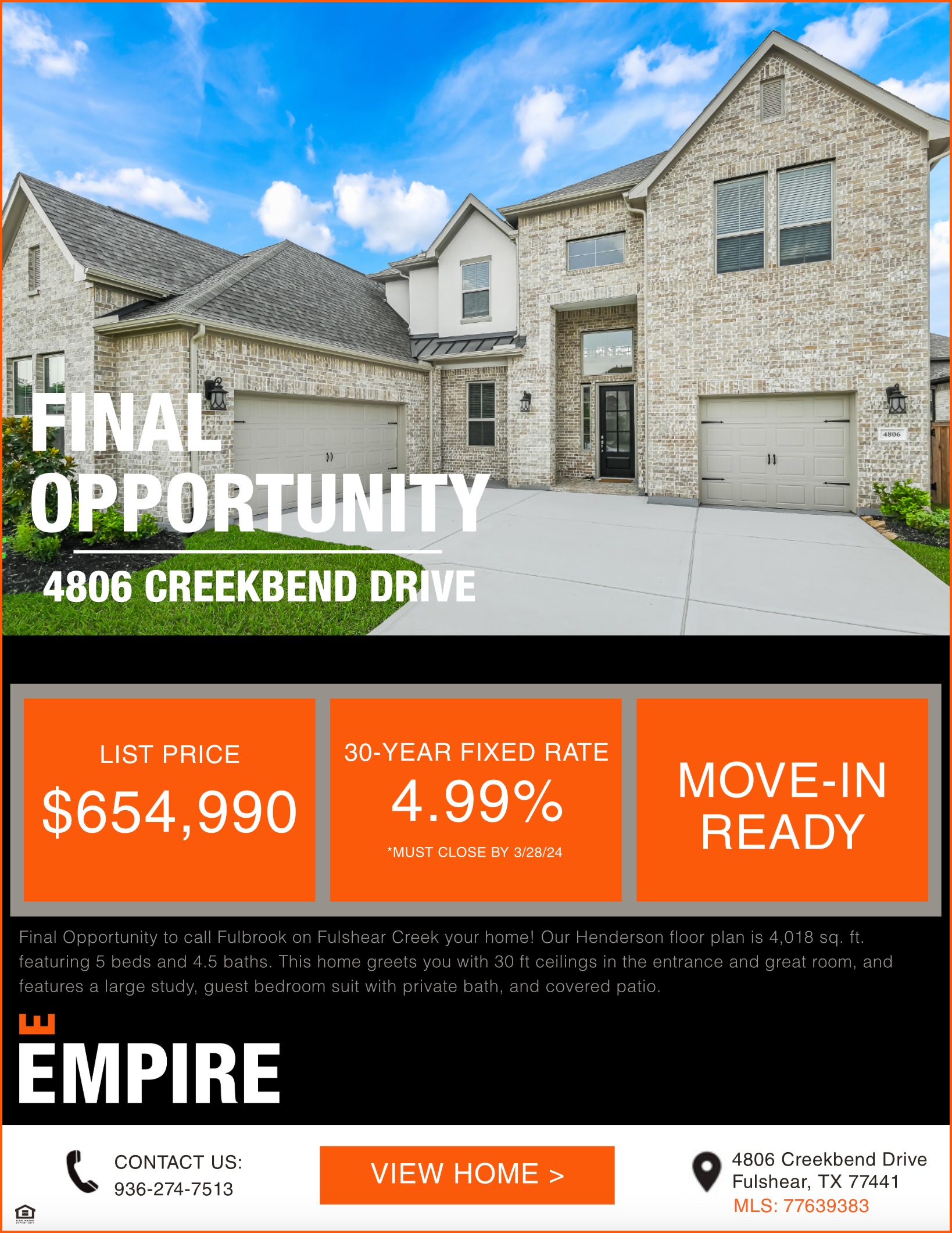 Builder Guides Houston Empire Communities