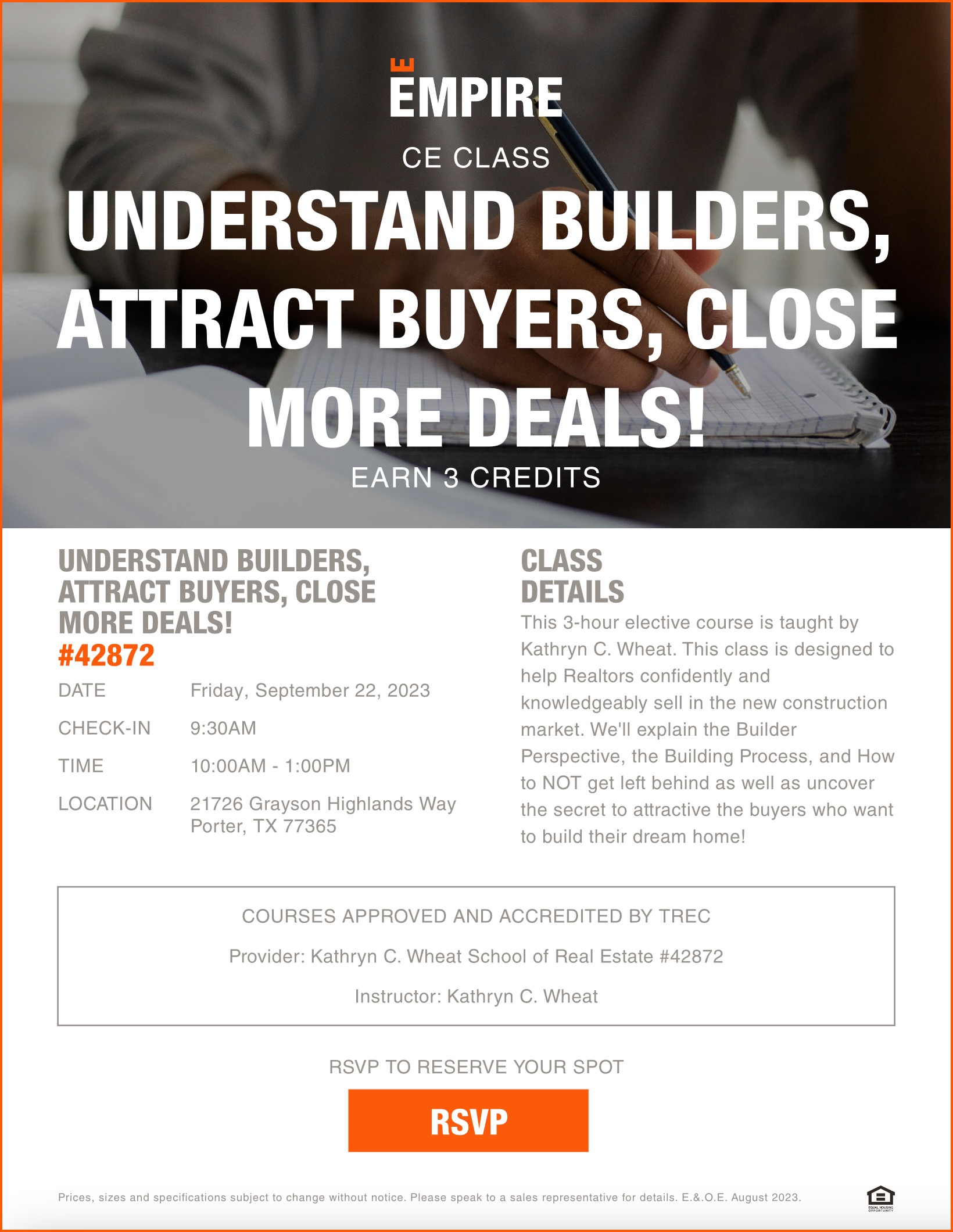 Builder Guides Houston Empire Communities