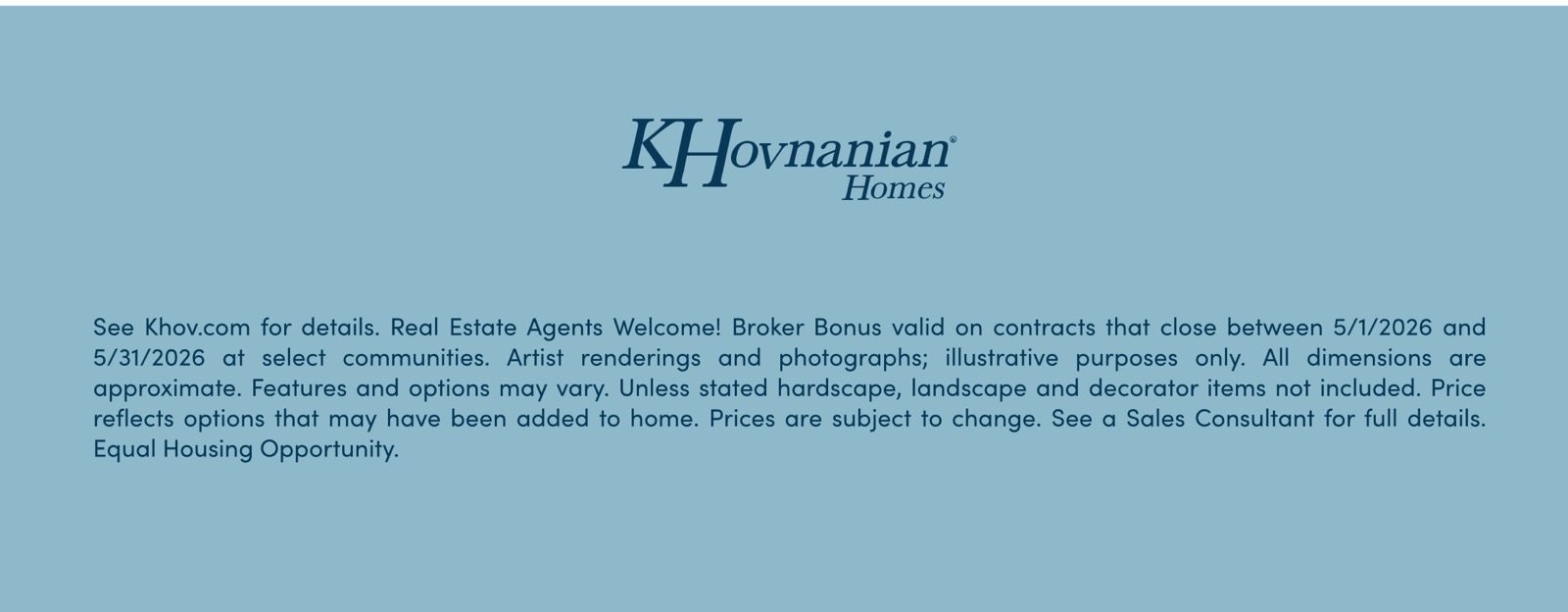 K. Hovnanian® Homes