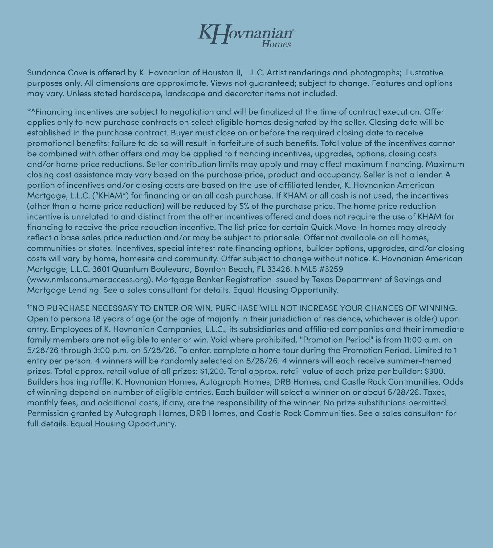 K. Hovnanian® Homes