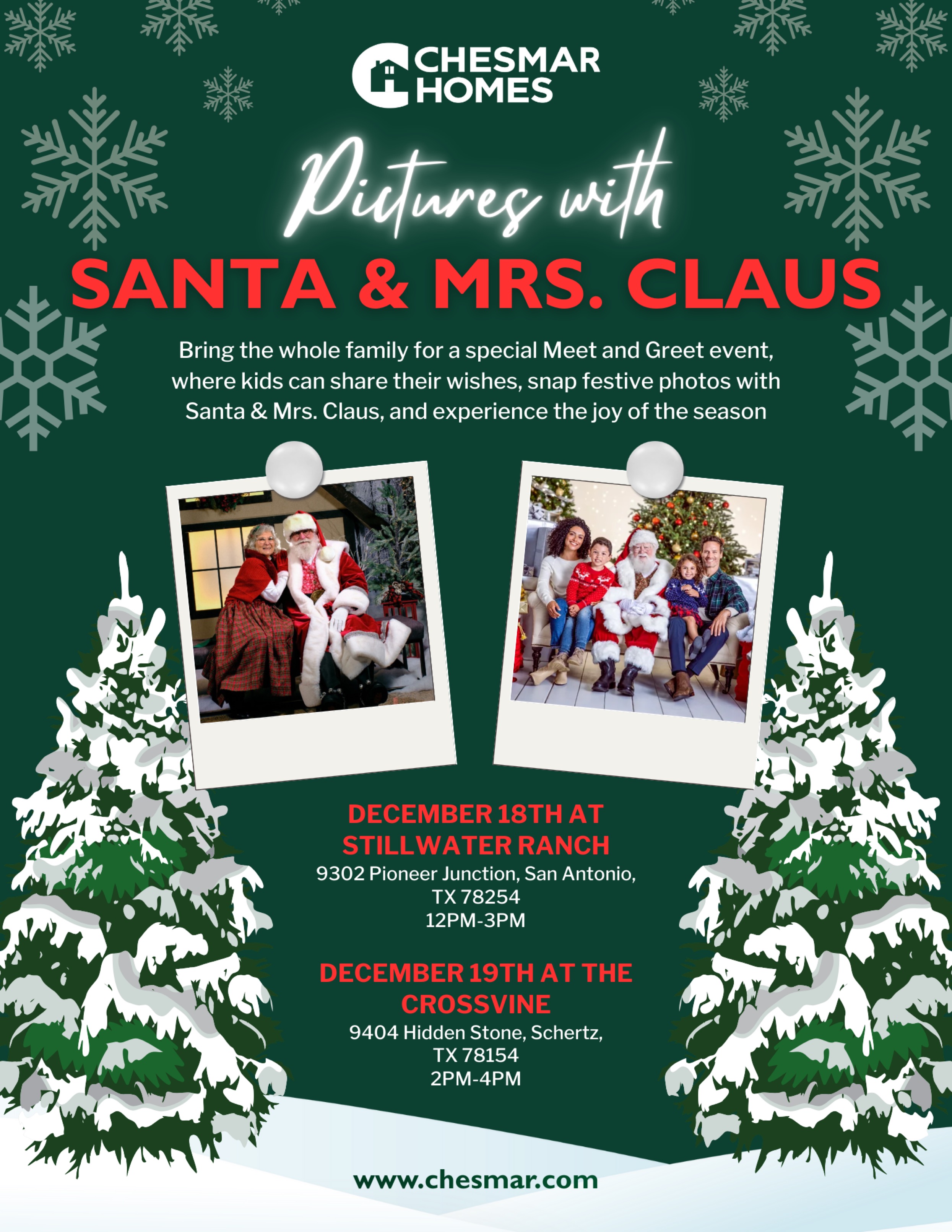 pictures with santa and mrs. claus