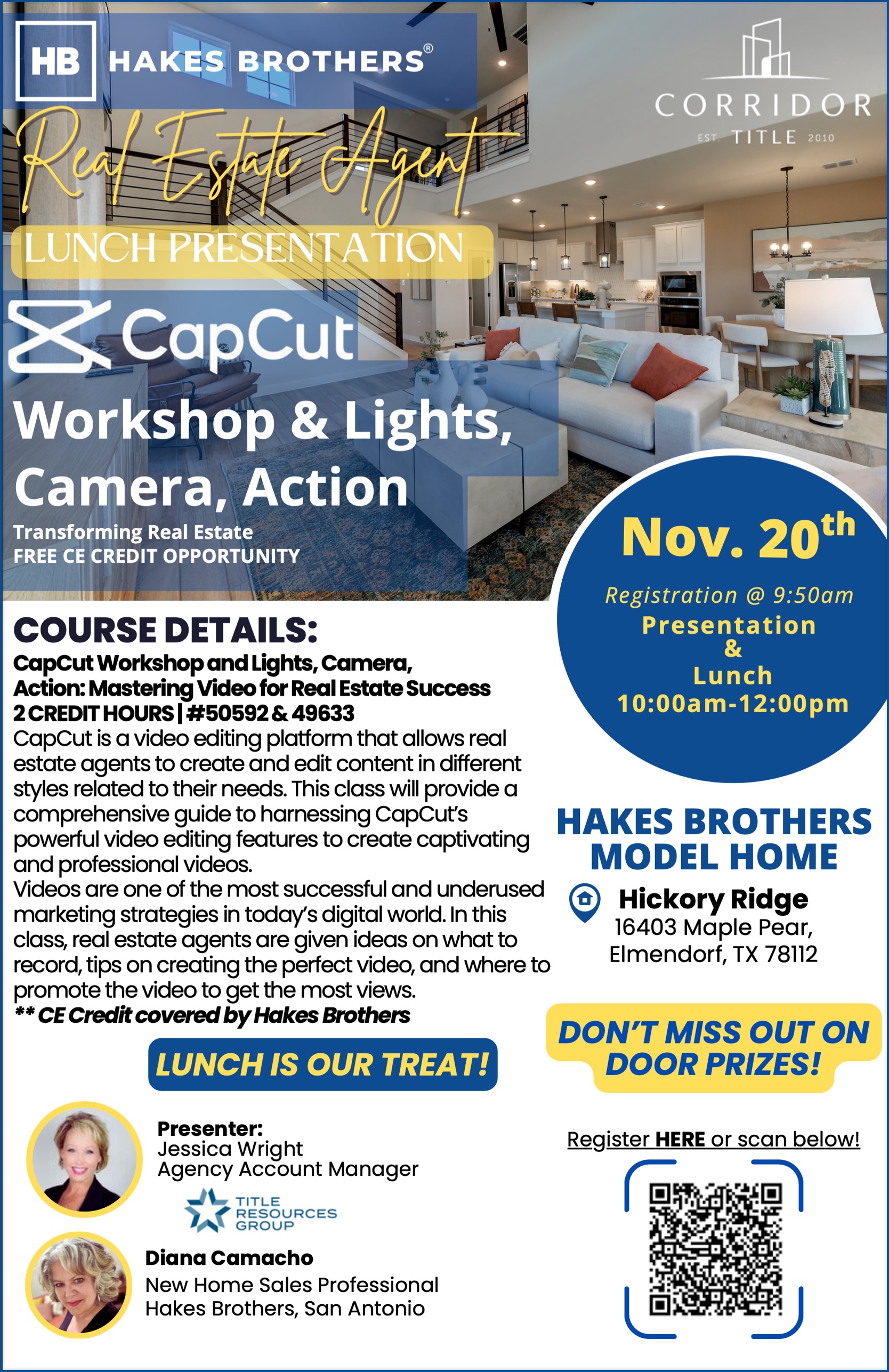 Hakes Brothers CE Course at Hunters Ranch