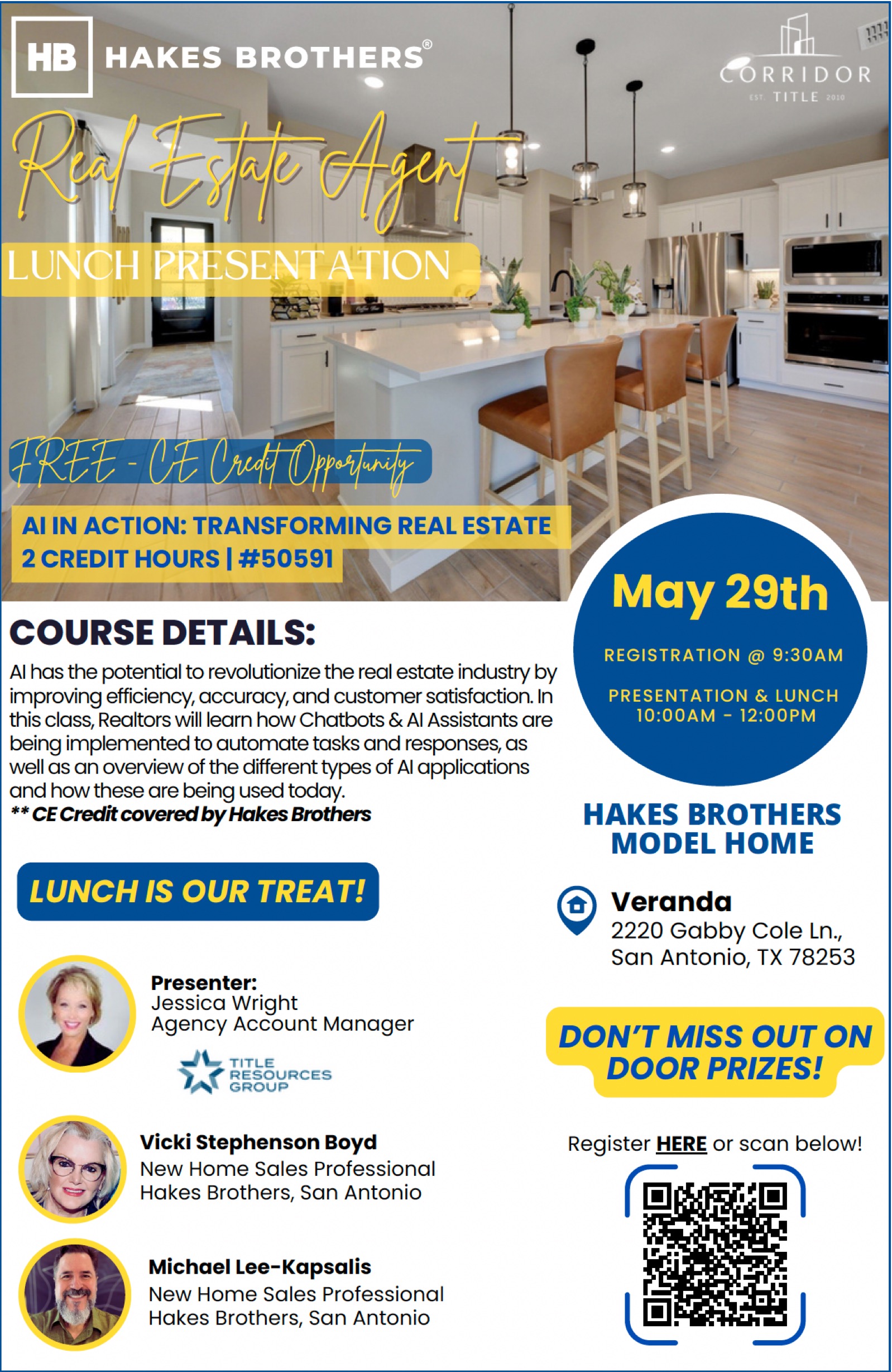 Hakes Brothers CE Course at Veranda