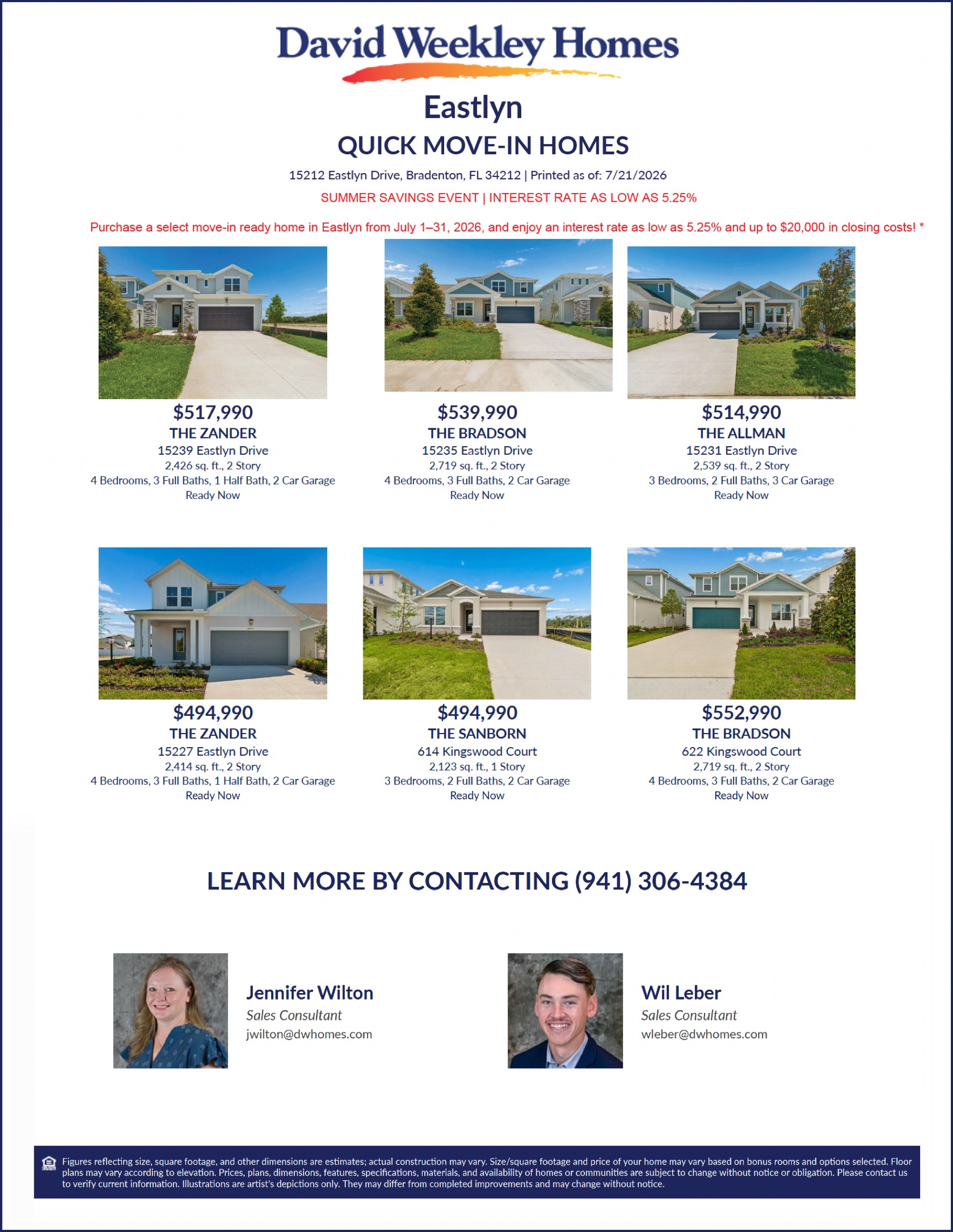 David Weekley Homes